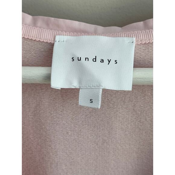 Sundays by Anthropologie Heller Flutter Sleeve Mini Dress Soft Pink Womens Small - Picture 5 of 8